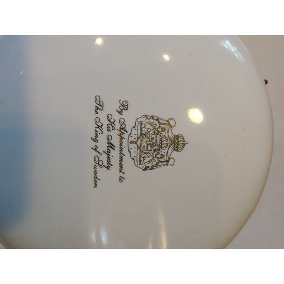 Gevalia Kaffe White & Gold Coffee Tea Ceramic Canister Airtight Hinge Lock 7.5" - Picture 6 of 9